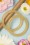 Splendette - TopVintage Exclusive ~ Sherbet Fakelite Carved Bangles Set Années 50 en Jaune Soleil