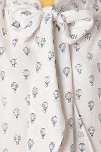 Circus - 60s Brendie Balloon Top in Ivory 3