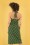 Blutsgeschwister - 60s Palo Santos Lingerobe Dress in Parrot Parody Green 5