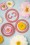 Splendette - TopVintage Exclusive ~ 50s Rose Fakelite Carved Bangles Set in Rose Pink 3