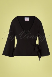 Vintage Chic for Topvintage - 50s Ayla Top in Black
