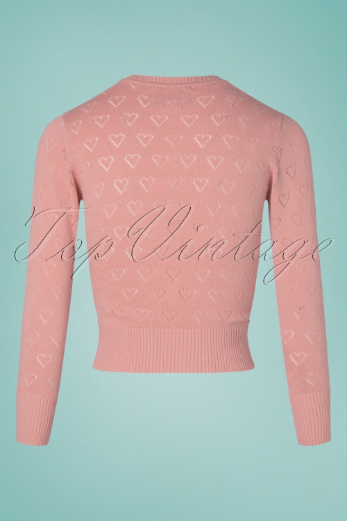 Collectif Clothing - Leah Herz Cardigan in Rosa 2