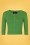 Collectif Clothing - Fortuna Cactus Cardigan Années 50 en Vert