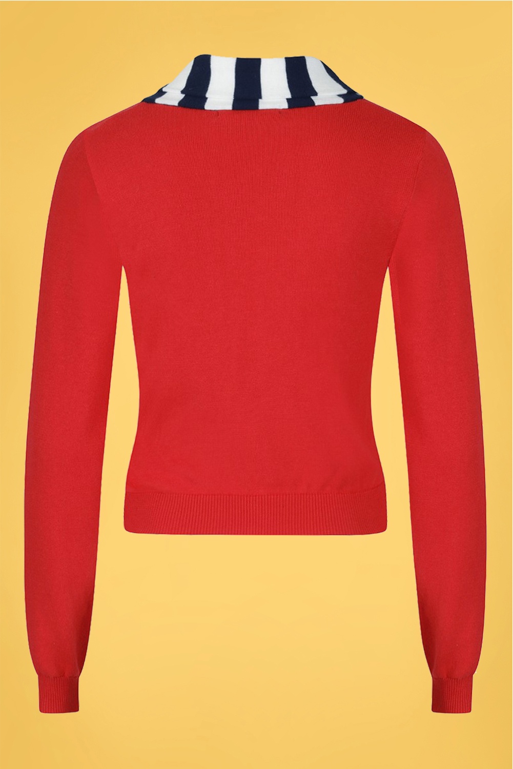 Collectif Clothing - Doreen Strickjacke in Rot 3