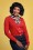 Collectif Clothing - Doreen Cardigan Années 50 en Rouge