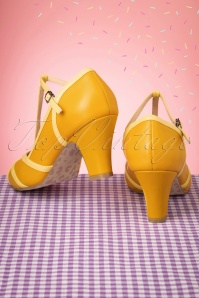 Lola Ramona ♥ Topvintage - Ava Giorno d'Estate pumps in zonnig geel 5