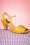 Topvintage X Lola Ramona 33038 Ava Peeptoe Yellow Heels 20200415 0006W