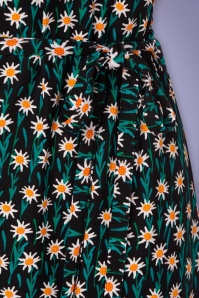 Tante Betsy - Hippie Edelweiss Maxi Dress Années 60 en Noir 6