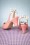 Lola Ramona ♥ Topvintage - Ava Carina Bow Sandalettes Années 50 en Rose 5