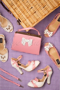 Lola Ramona ♥ Topvintage - 50s Ava Carina Bow Sandalettes in Pink 6