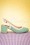 Lola Ramona ♥ Topvintage - 60s Eve Pastello Slingback Pumps in Off White and Mint 4