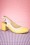 Lola Ramona ♥ Topvintage - Eve Pastello slingback pumps in gebroken wit en geel