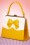 Lola Ramona ♥ Topvintage - Inez Classica Bag in Gelb und Weiß 3
