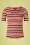 King Louie 31720 Top Carive Chili Red Stripes 011520 004W