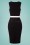 Glamour Bunny - 50s Cyd Pencil Dress in Black 6
