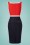 Glamour Bunny - 50s Barbara Pencil Dress in Red and Navy 7