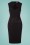 Glamour Bunny - Selena Pencil Dress Années 50 en Noir 3
