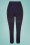 Glamour Bunny - 50s Donna Capri Trousers in Navy 3