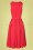 Miss Candyfloss - Thelise Swing Dress Années 50 en Corail 3