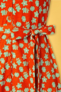 Wow To Go! - 60s Stef Laruga Dress in Fiery Red 4
