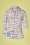 Collectif Clothing - Ramona Ocean Map Halter Pencil Dress Années 50 en Blanc