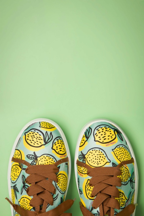 Petite Jolie - Lupita Lemonade sneakers in mintgroen 3