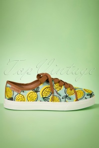 Petite Jolie - Lupita Lemonade Sneakers Années 60 en Menthe 4