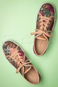 Petite Jolie - Lupita Leaves sneakers in roze 2