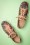 Petite Jolie - Lupita Leaves Sneakers Années 60 en Rose Poudré 2