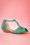 Chelsea Crew - Florence peeptoe sandalen in groenblauw