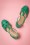 Chelsea Crew - Florence peeptoe sandalen in groenblauw 2