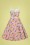 Collectif 32195 Nova Pineapple Swing Dress Pink 20191030 022L W
