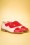 La Veintinueve - Mika Oxford schoenen in rood en crème 2