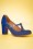 La Veintineuve 33329 Pamala Blue Shoe Tstrap Heels 04242020 0015 W