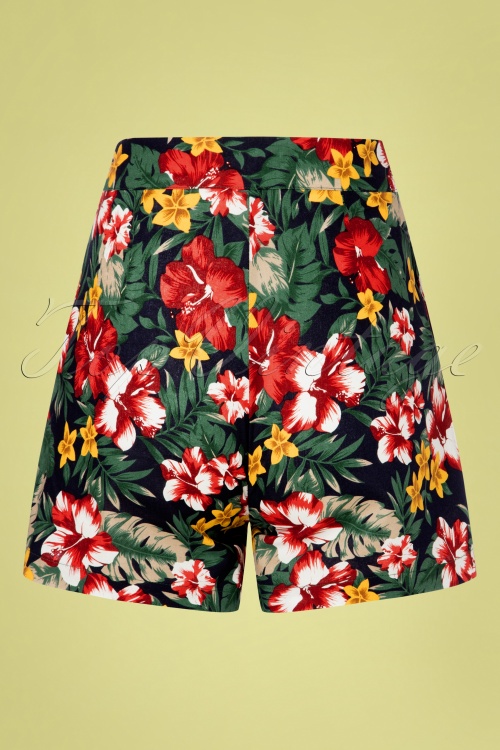 The Oblong Box Shop - Paloma Tea Timer Shorts und Kleid in Hibiscus Heaven 5