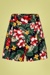 The Oblong Box Shop - Paloma Tea Timer Shorts und Kleid in Hibiscus Heaven 2