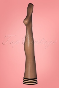 Couture Ultimates - Perfectly Sheer Tri Band Hold Ups Années 50 en Noir