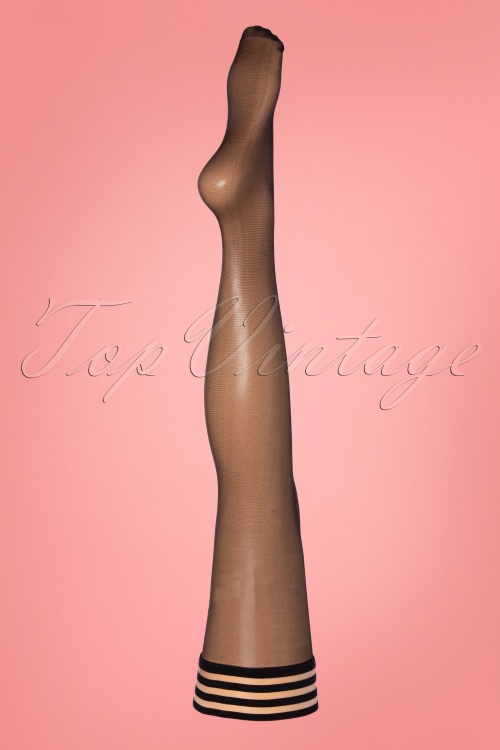 Couture Ultimates - Perfectly Sheer Tri Band hold-ups in zwart