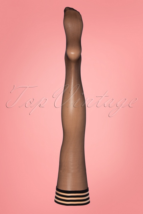 Couture Ultimates - Perfectly Sheer Tri Band hold-ups in zwart 2