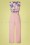 Paper Dolls - 60s Phoebe Floral Culotte Jumpsuit in Powder Pink 5