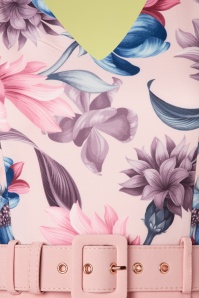 Paper Dolls - Phoebe culotte jumpsuit met bloemenprint in poederroze 4