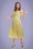 Bright and Beautiful 32501 Demmi Midi Sunflower Dress Yellow200423 023L