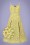 Bright and Beautiful 32501 Demmi Midi Sunflower Dress Yellow200423 020LZ