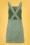 Bright and Beautiful - 60s Lena Corduroy Pinafore Dress in Sage 4