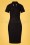 Katakomb - Wanda pencil jurk in zwart 2