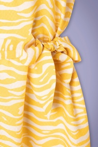 King Louie - Vera chapman jurk in mimosa geel 5