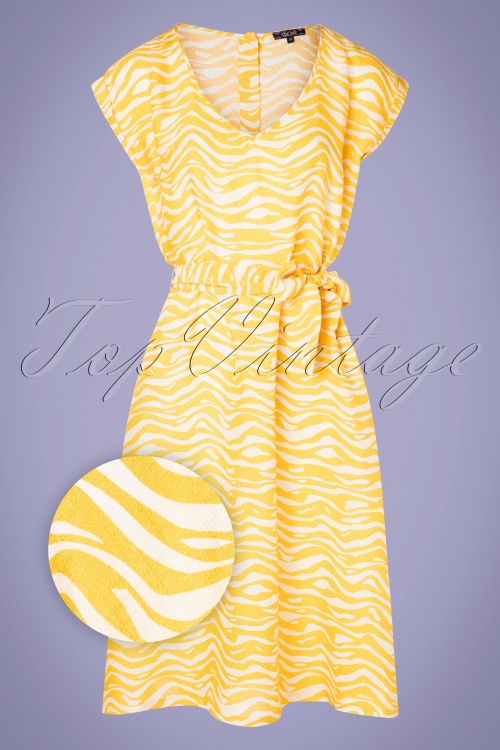 King Louie - 60s Vera Chapman Dress in Mimosa Yellow