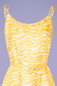King Louie - 70s Viola Chapman Dress in Mimosa Yellow 3