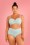 Parfait - Vivien High Waist Bikini Bottom Années 50 en Bleu de Rêve 3