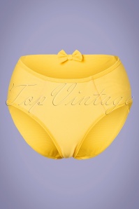 Parfait - Vivien Bikinihose mit hoher Taille in Lemon Drop 6